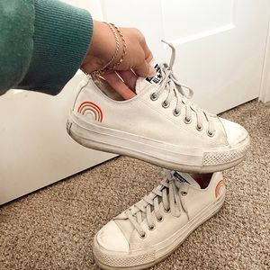 Cream Limited Edition Platform Converse
